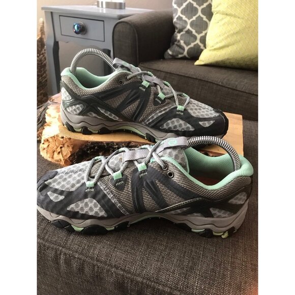 Merrill Grassbow Low Hiking Shoe/Sneaker/Boot Granite/Mint Size 8.5. Read - Picture 3 of 8